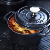 Staub - 0.26 QT Mini Cocotte Black 0.25L - 40500-101
