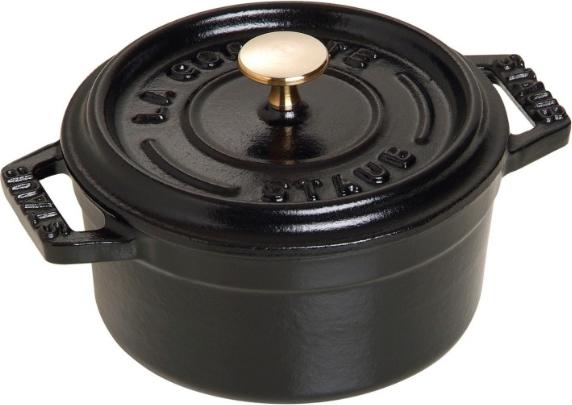 Staub - 0.26 QT Mini Cocotte Black 0.25L - 40500-101
