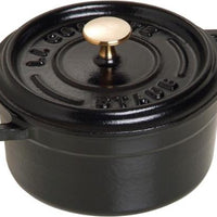 Staub - 0.26 QT Mini Cocotte Black 0.25L - 40500-101