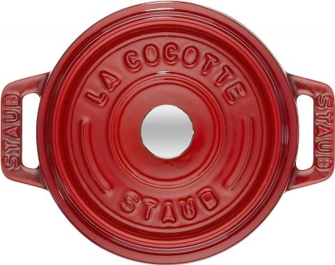 Staub - 0.26 QT Mini Cocotte Cherry Red 0.25L - 40509-799