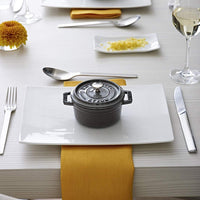 Staub - 0.26 QT Mini Cocotte Graphite Grey 0.25L - 40500-106