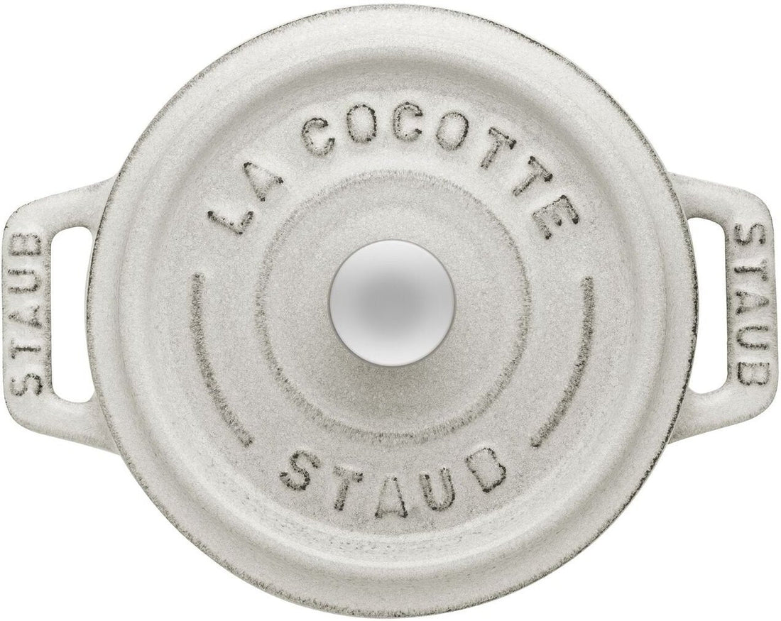Staub - 0.26 QT Mini Cocotte White Truffle 0.25L - 40501-408
