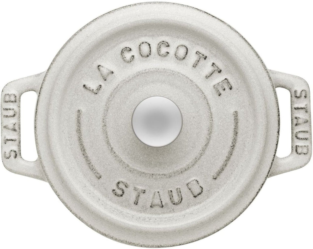 Staub - 0.26 QT Mini Cocotte White Truffle 0.25L - 40501-408