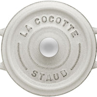 Staub - 0.26 QT Mini Cocotte White Truffle 0.25L - 40501-408