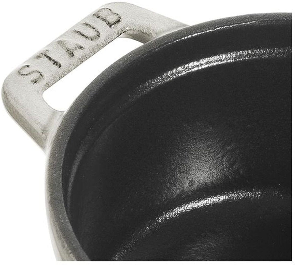 Staub - 0.26 QT Mini Cocotte White Truffle 0.25L - 40501-408