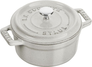 Staub - 0.26 QT Mini Cocotte White Truffle 0.25L - 40501-408
