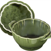 Staub - 0.5 QT Ceramic Artichoke Cocotte Basil Green 0.5 L - 40500-326