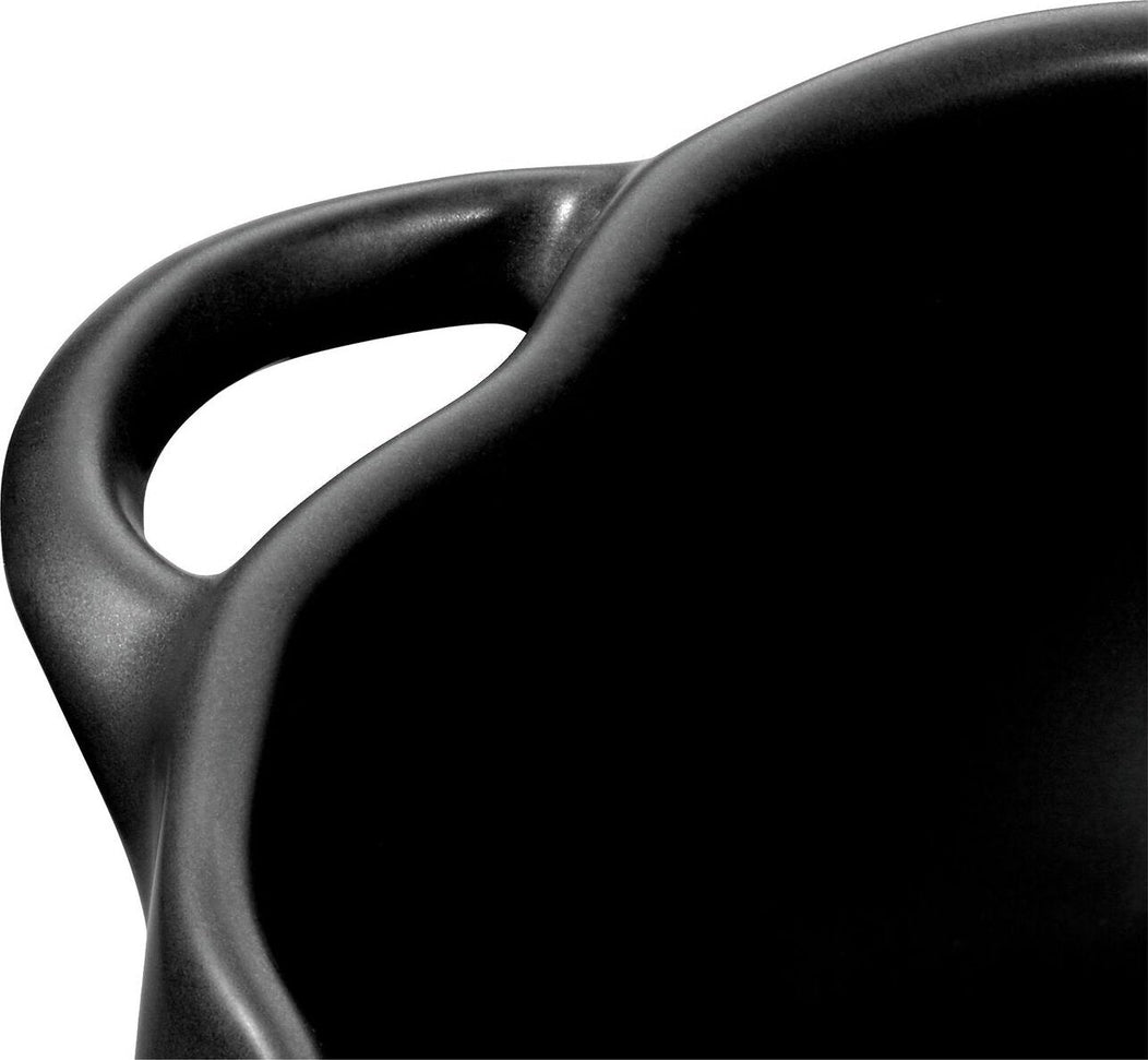 Staub - 0.5 QT Ceramic Pumpkin Cocotte Black 0.5 L - 40508-548