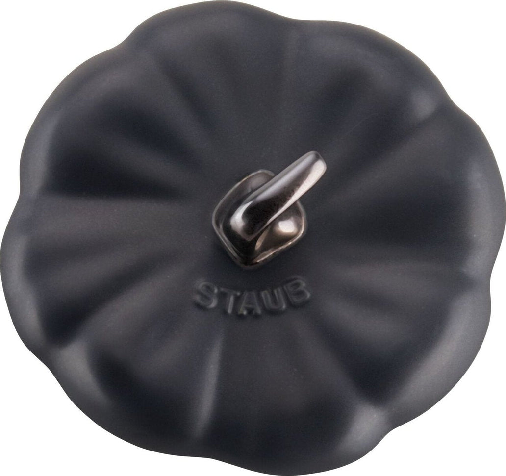 Staub - 0.5 QT Ceramic Pumpkin Cocotte Black 0.5 L - 40508-548