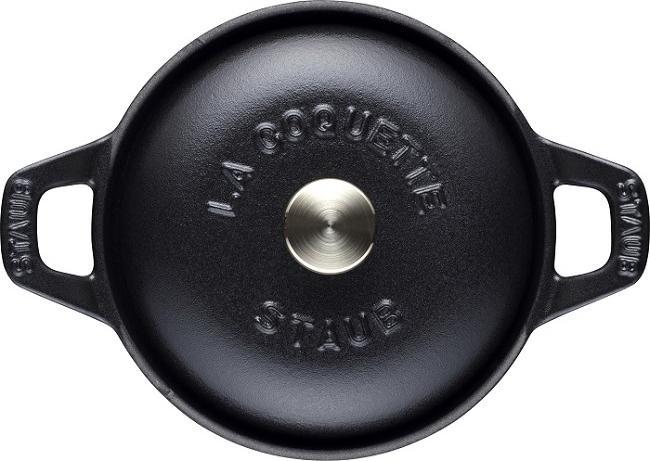 Staub - 0.5 QT Vintage Round La Coquette Black 0.5L - 40501-020