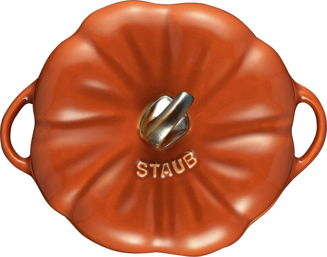 Staub - 0.75 QT Ceramic Pumpkin Cocotte Orange 0.75 L - 40511-554