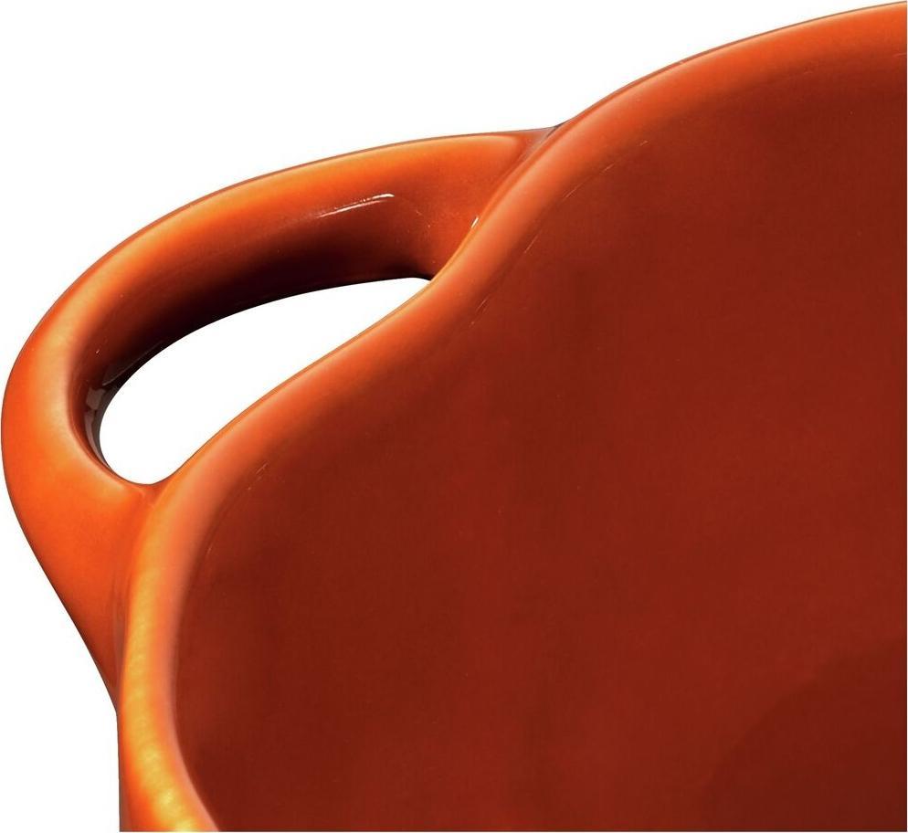 Staub - 0.75 QT Ceramic Pumpkin Cocotte Orange 0.75 L - 40511-554