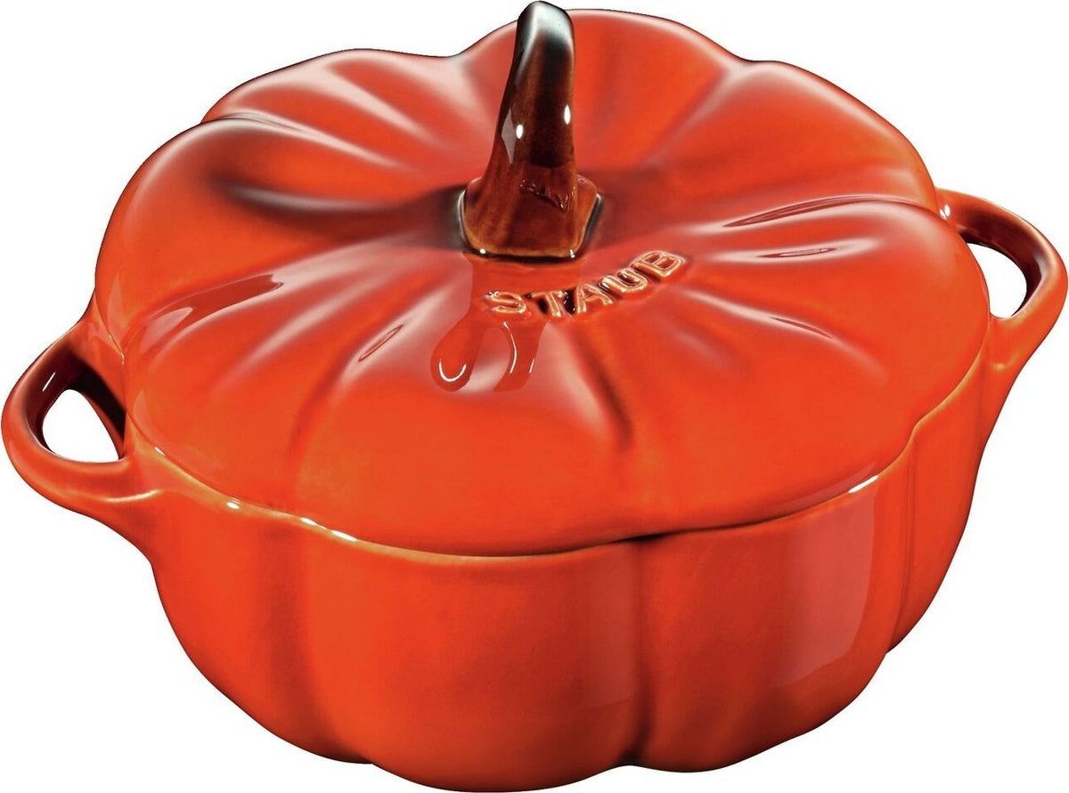 Staub - 0.75 QT Ceramic Pumpkin Cocotte Orange 0.75 L - 40511-554