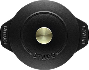 Staub - 0.81 QT Round Cast Iron Petite Cocotte Black 0.76L - 40509-653
