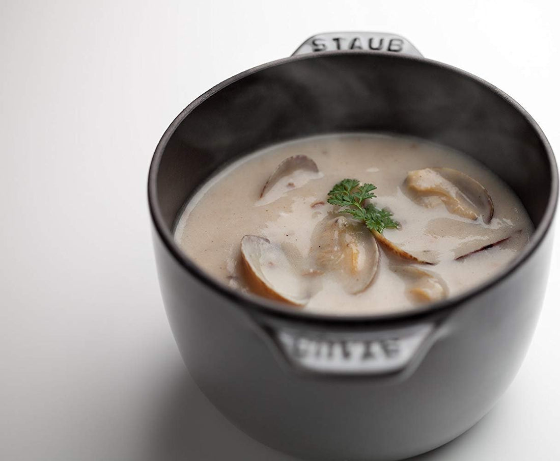 Staub - 0.81 QT Round Cast Iron Petite Cocotte Graphite Grey 0.76L- 40509-702