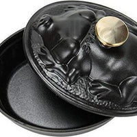 Staub - 1 QT Pig Cocotte Black 0.95L - 40500-171