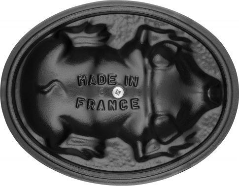 Staub - 1 QT Pig Cocotte Black 0.95L - 40500-171