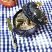 Staub - 1 QT Pig Cocotte Black 0.95L - 40500-171