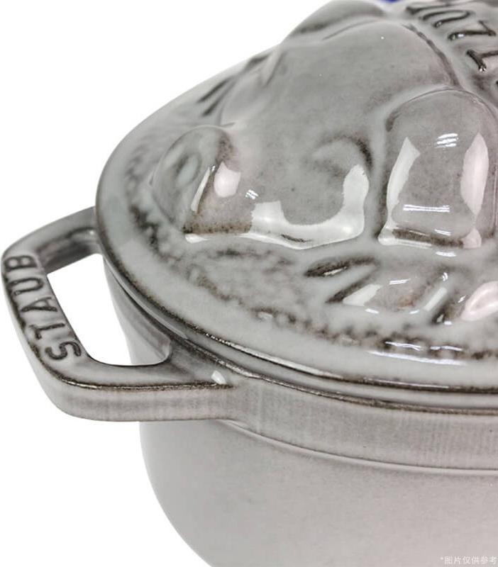 Staub - 1 QT Pig Cocotte Graphite Grey 0.95L - 40500-176