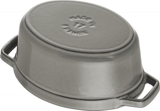 Staub - 1 QT Pig Cocotte Graphite Grey 0.95L - 40500-176