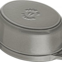 Staub - 1 QT Pig Cocotte Graphite Grey 0.95L - 40500-176