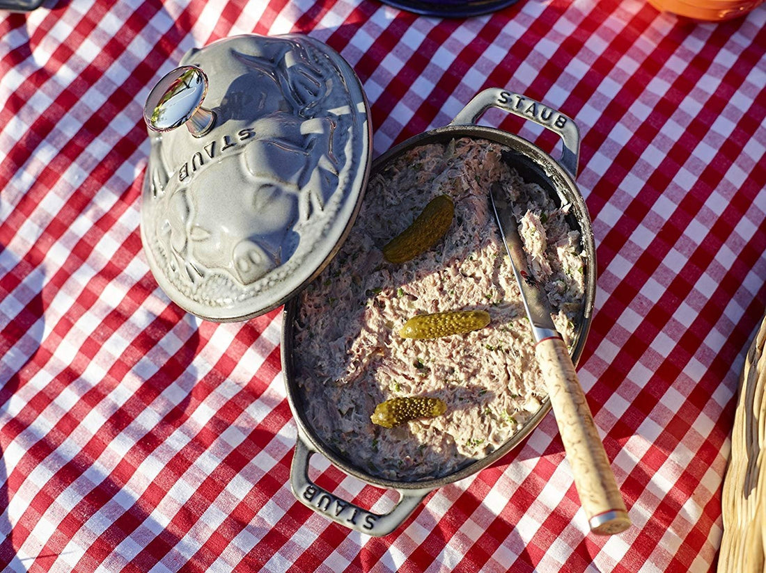 Staub - 1 QT Pig Cocotte Graphite Grey 0.95L - 40500-176