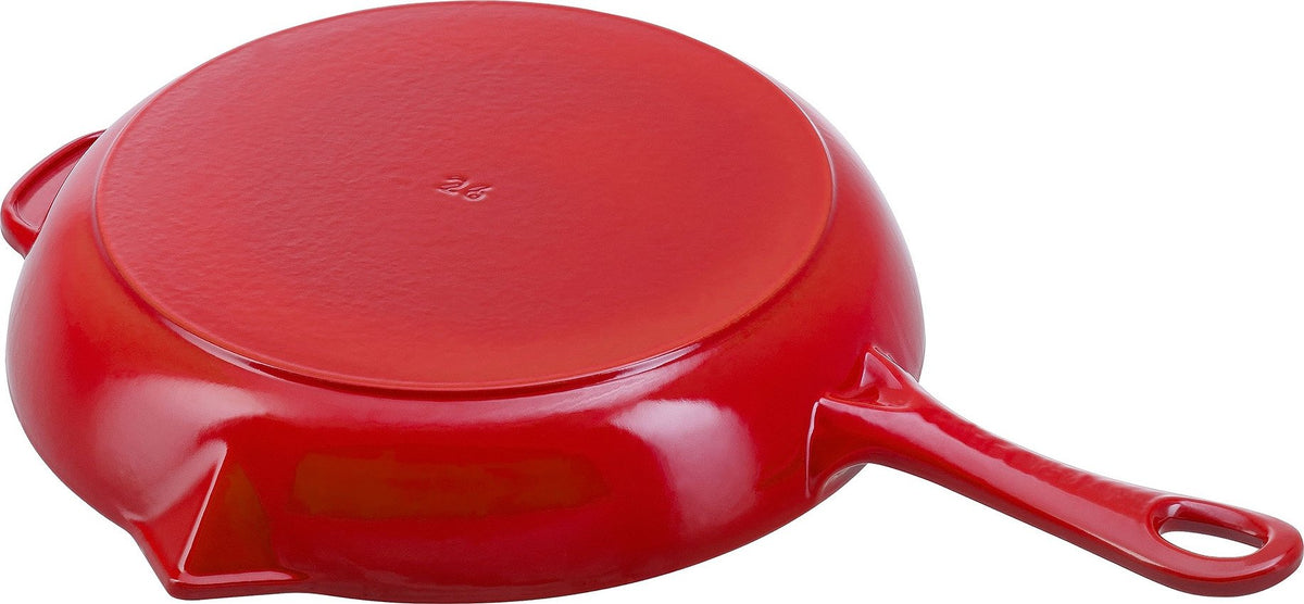 Staub - 10" Cast Iron Fry Pan Cherry Red (26 cm) - 40510-717