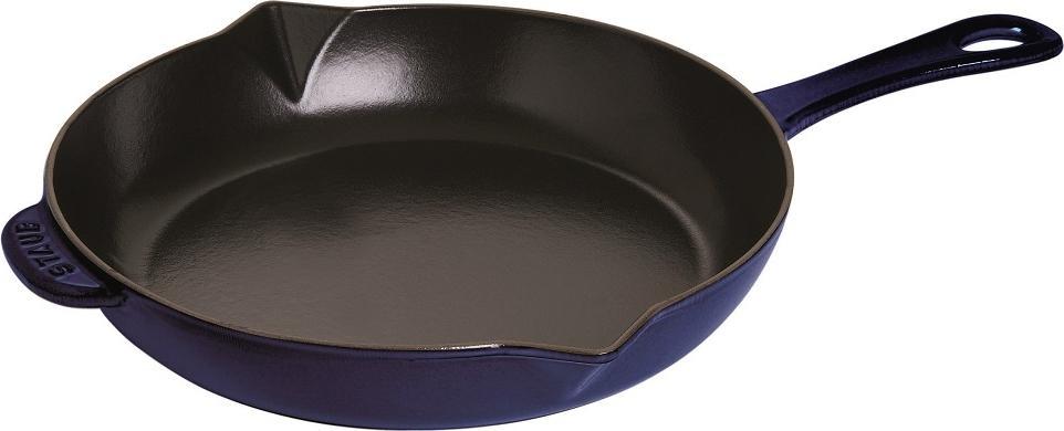 Staub - 10" Cast Iron Fry Pan Dark Blue (26 cm) - 40510-784