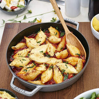 Staub - 10" Cast Iron Fry Pan with Double Handle Graphite Grey (26 cm) - 40511-726