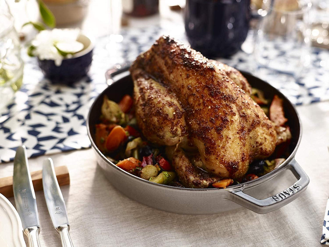 Staub - 10" Cast Iron Fry Pan with Double Handle Graphite Grey (26 cm) - 40511-726