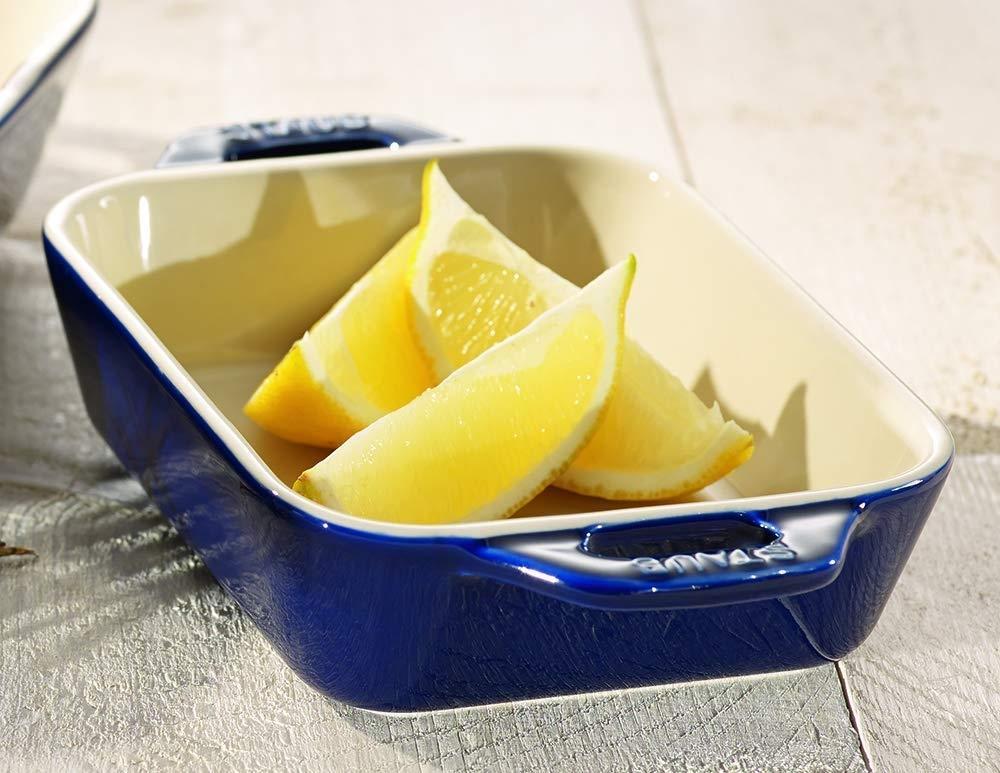 Staub - 10.5" x 7.5" Ceramic Rectangular Baking Dish Dark Blue - 40510-810
