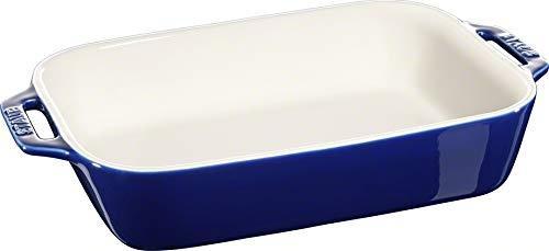 Staub - 10.5" x 7.5" Ceramic Rectangular Baking Dish Dark Blue - 40510-810