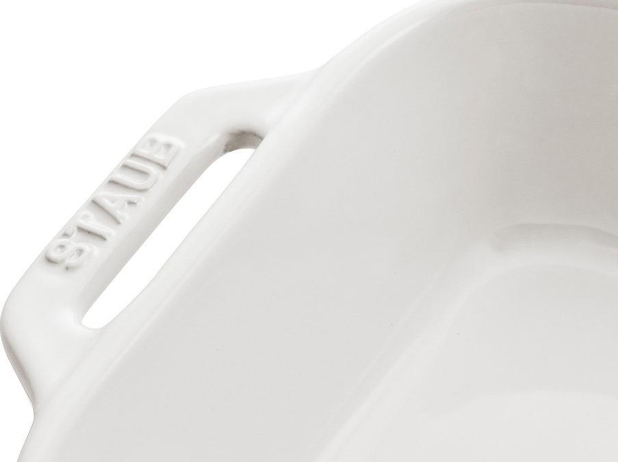 Staub - 10.5" x 7.5" Ceramic Rectangular Baking Dish White - 40511-146