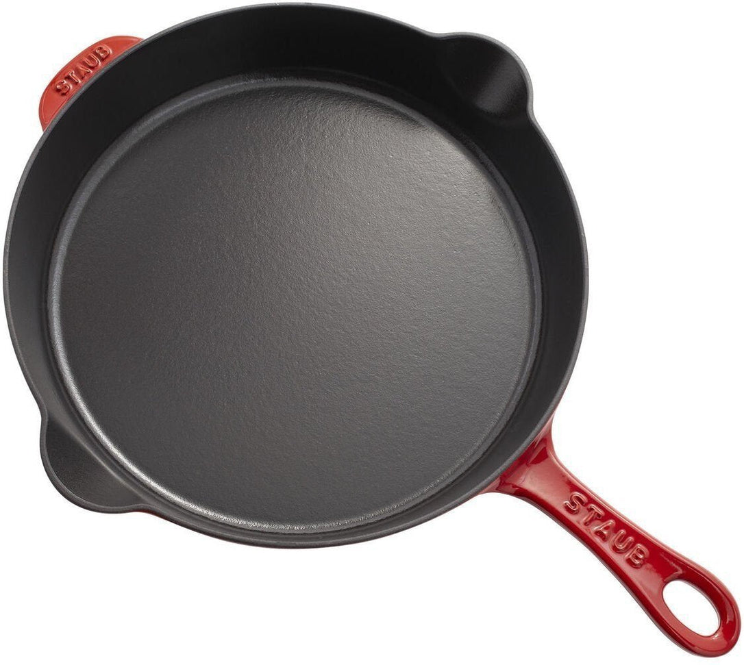 Staub - 11" Cast Iron Fry Pan Cherry (28 cm) - 40506-559