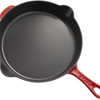 Staub - 11" Cast Iron Fry Pan Cherry (28 cm) - 40506-559