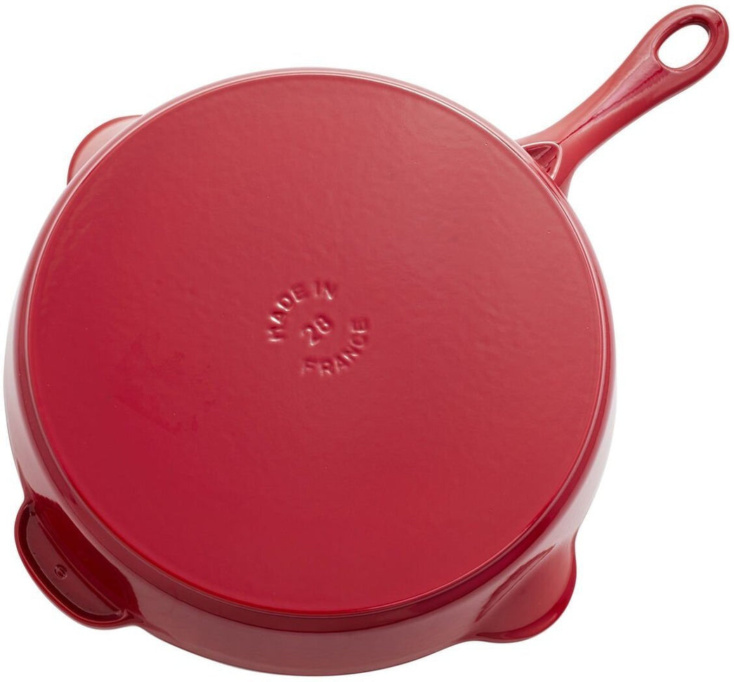 Staub - 11" Cast Iron Fry Pan Cherry (28 cm) - 40506-559