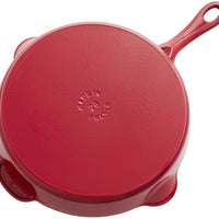 Staub - 11" Cast Iron Fry Pan Cherry (28 cm) - 40506-559