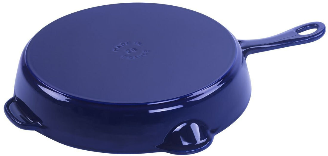 Staub - 11" Cast Iron Fry Pan Dark Blue (28 cm) - 40506-560