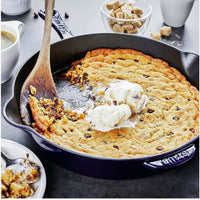 Staub - 11" Cast Iron Fry Pan Dark Blue (28 cm) - 40506-560