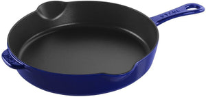 Staub - 11" Cast Iron Fry Pan Dark Blue (28 cm) - 40506-560