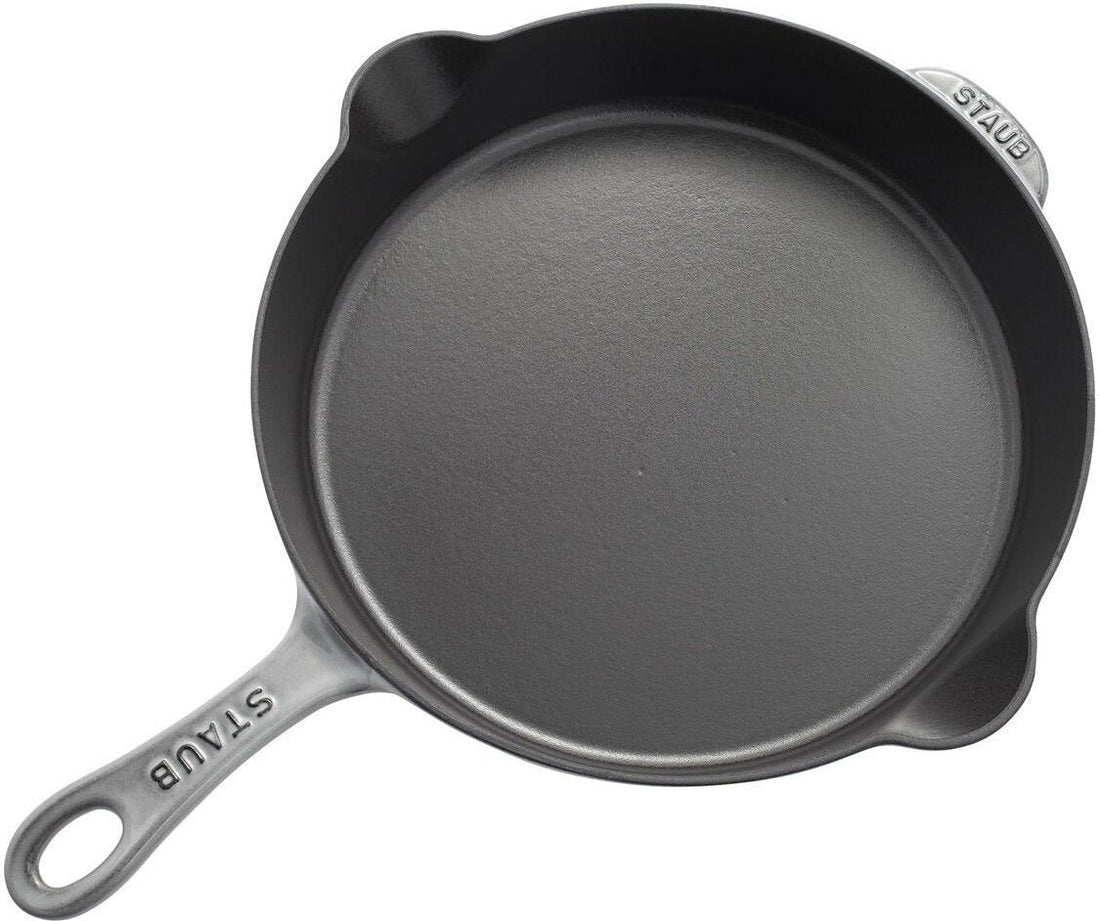 Staub - 11" Cast Iron Fry Pan Graphite Grey (28 cm) - 40506-558