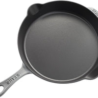 Staub - 11" Cast Iron Fry Pan Graphite Grey (28 cm) - 40506-558