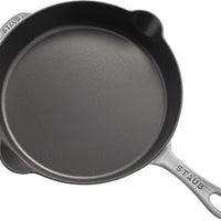 Staub - 11" Cast Iron Fry Pan Graphite Grey (28 cm) - 40506-558