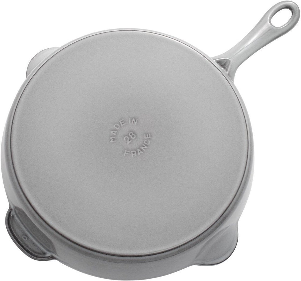 Staub - 11" Cast Iron Fry Pan Graphite Grey (28 cm) - 40506-558