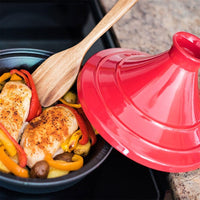 Staub - 11" Cast Iron Tajine Black/Cherry (28 cm) - 40510-327