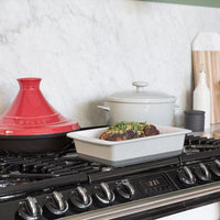 Staub - 11" Cast Iron Tajine Black/Cherry (28 cm) - 40510-327