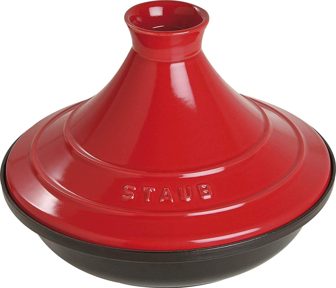 Staub - 11" Cast Iron Tajine Black/Cherry (28 cm) - 40510-327
