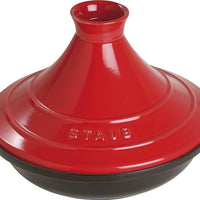 Staub - 11" Cast Iron Tajine Black/Cherry (28 cm) - 40510-327