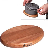 Staub - 11.5" Oval Magnetic Wooden Trivet - 40509-375