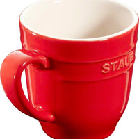 Staub - 11.8 oz Ceramic Mug Cherry Red 350 ml - 40508-565